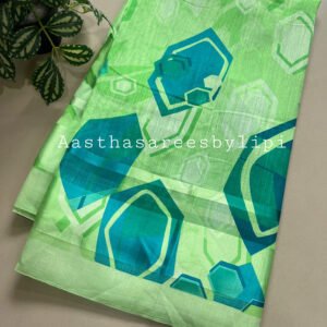 Satin Patta Soft Printed Saree