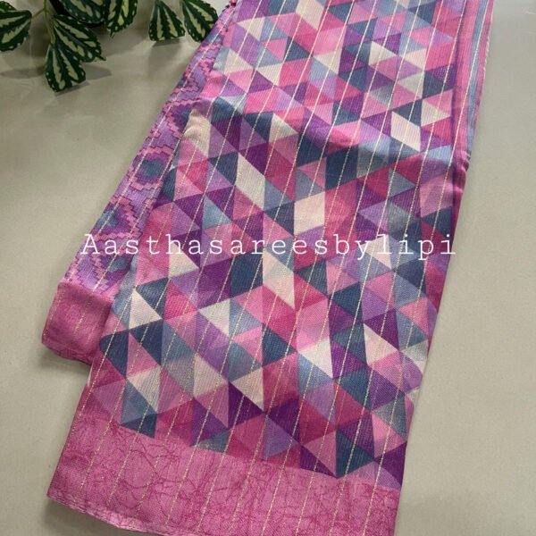 Printed Semi Korsa Saree