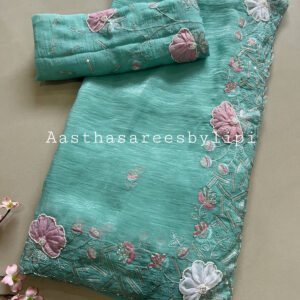 Shimmer Chiffon Saree