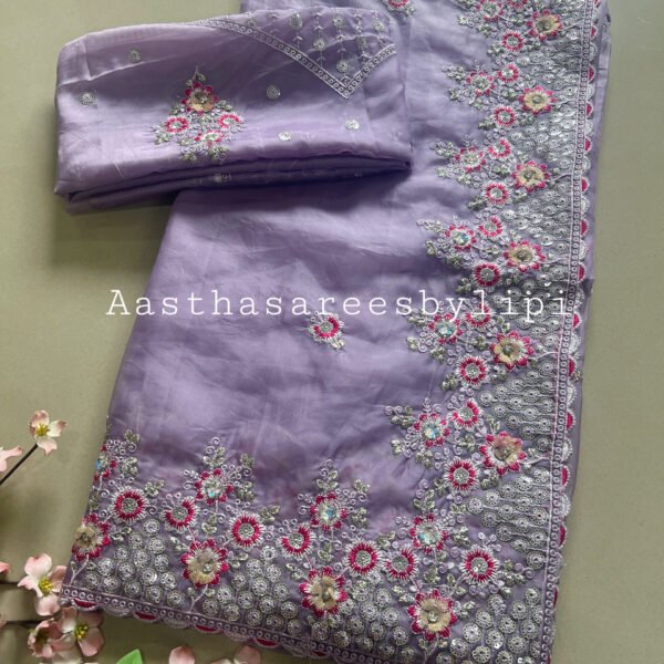 Exclusive Pastel Colour Work Sarees