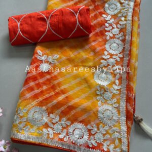 Weightless Chiffon Lehariya Sarees