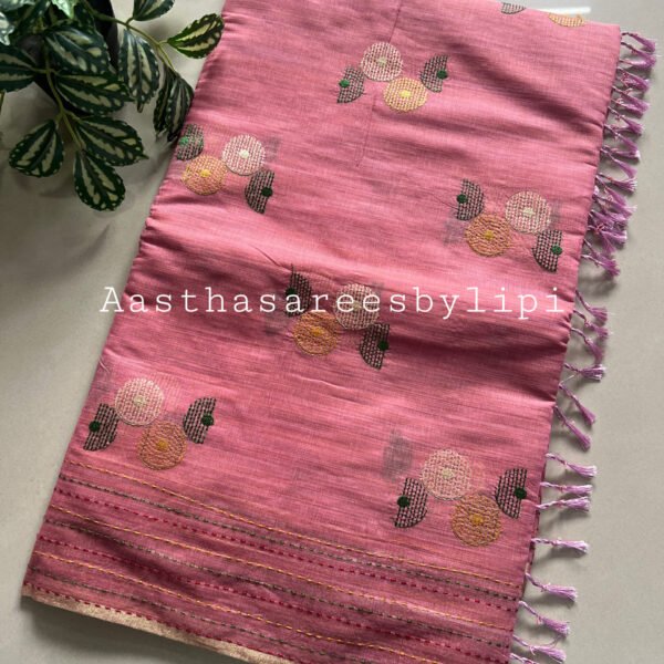 Thread Work Cotton Sarees