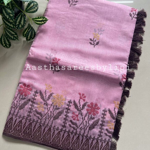 Thread Work Cotton Sarees