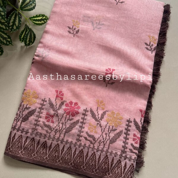 Thread Work Cotton Sarees