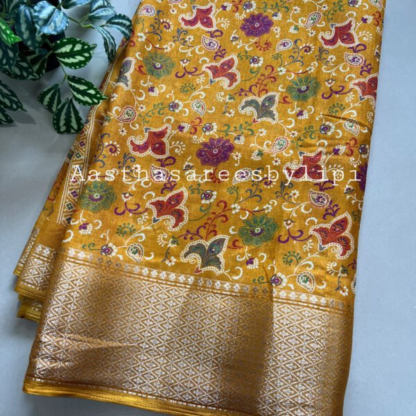 Printed Semi Soft Silk Sarees