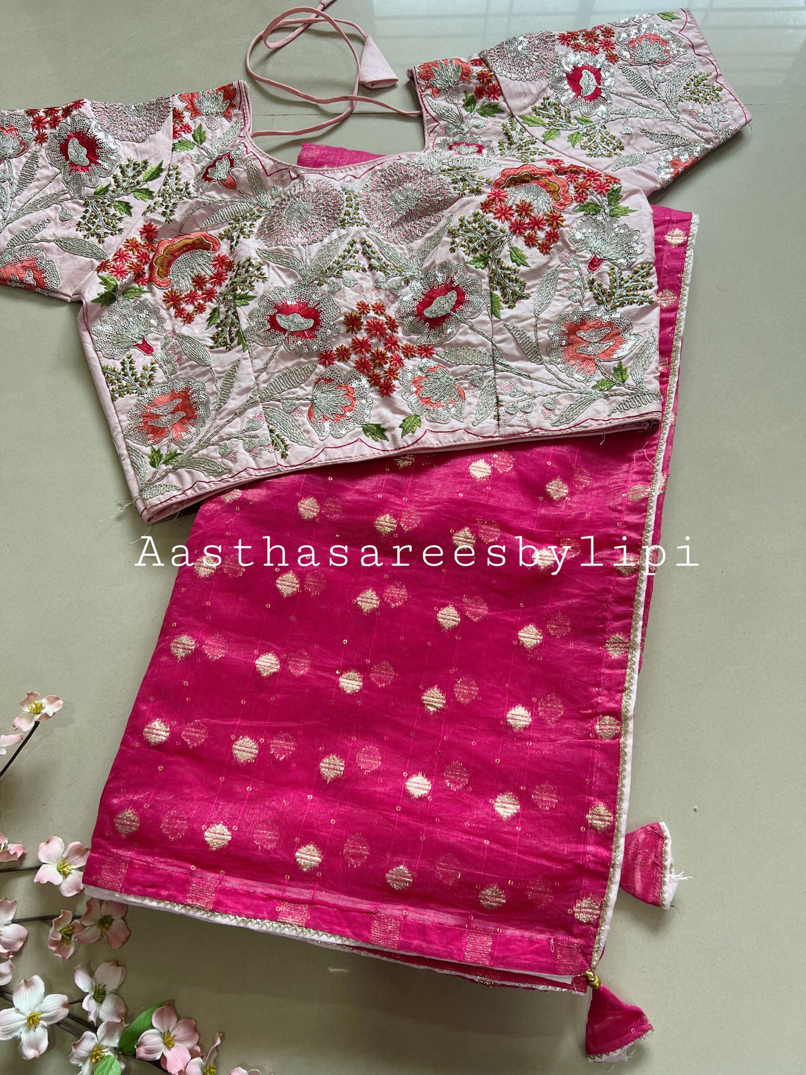 Stitched Heavy Blouse Soft Cotton Silk Sarees