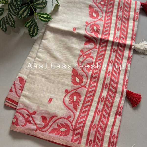 Jamdani Cotton Thread Weaving Saree