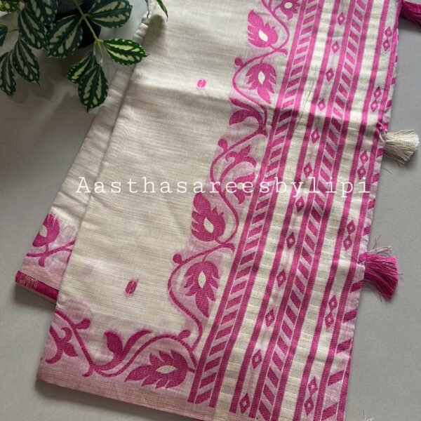 Jamdani Cotton Thread Weaving Saree