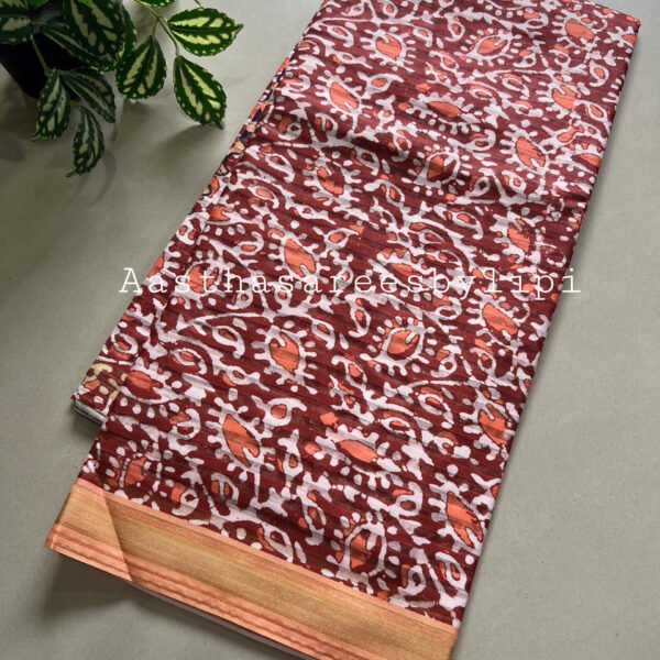 Printed Soft Cotton Sarees