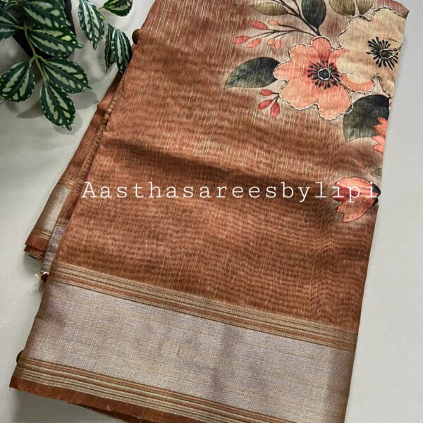 Printed Supernet Cotton Sarees