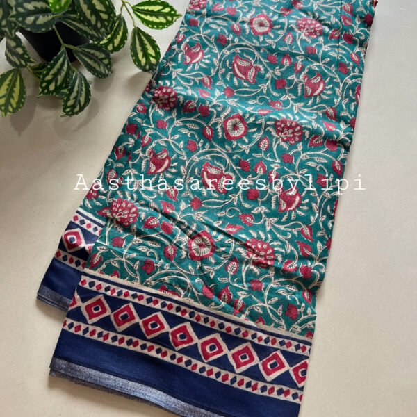 Printed Soft Semi Cotton Sarees