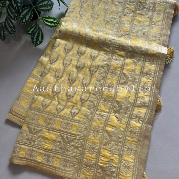 Jamdani Cotton Jari Sarees