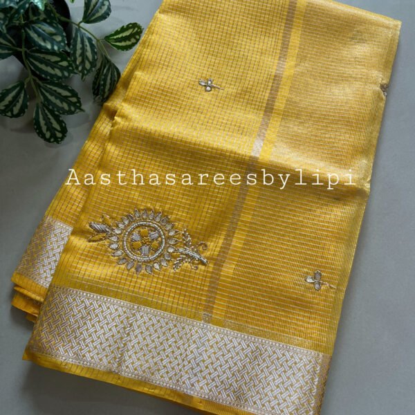 Light Work Semi Cotton Silk Jari Weaving Sarees