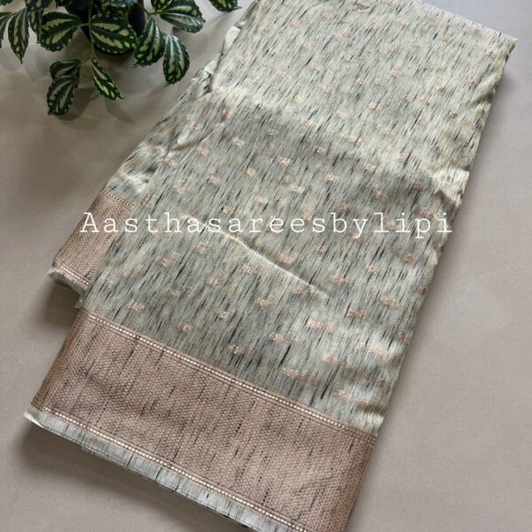 Semi Supernet Cotton Silk Saree