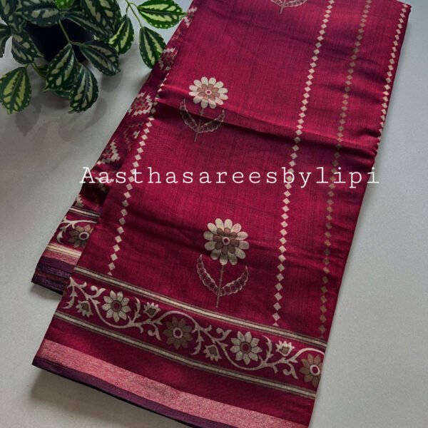 Printed Semi Softest Mul Cotton Sarees