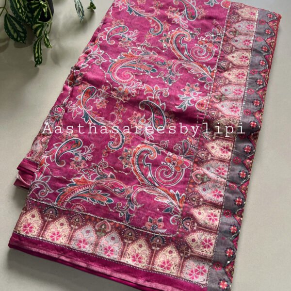 Printed Soft Cotton Saree