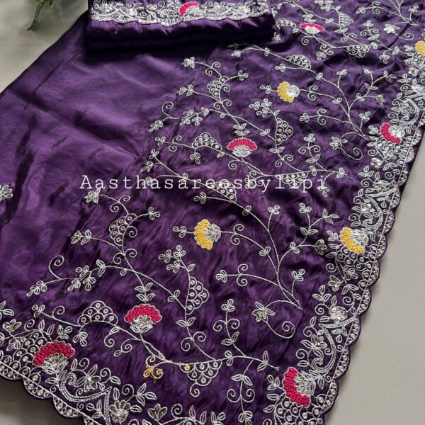Premium Soft Silk Saree with heavy blouse