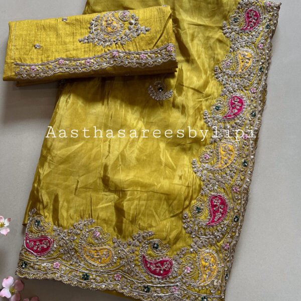 Patch Work Border HO Silk Saree