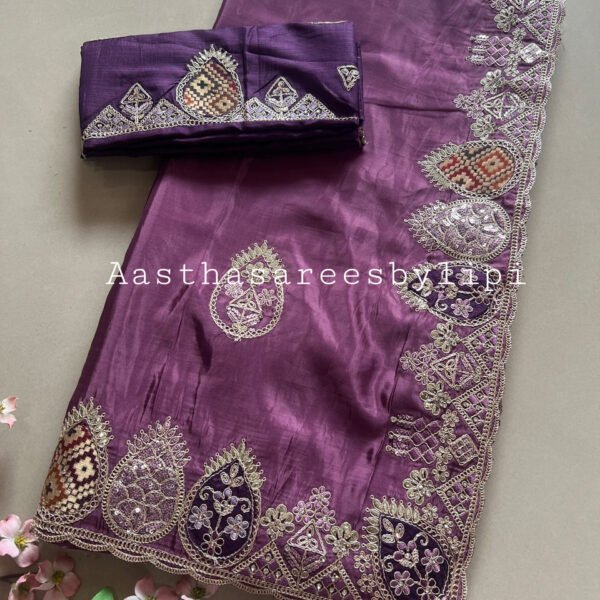 Patch Work Border HO Silk Saree