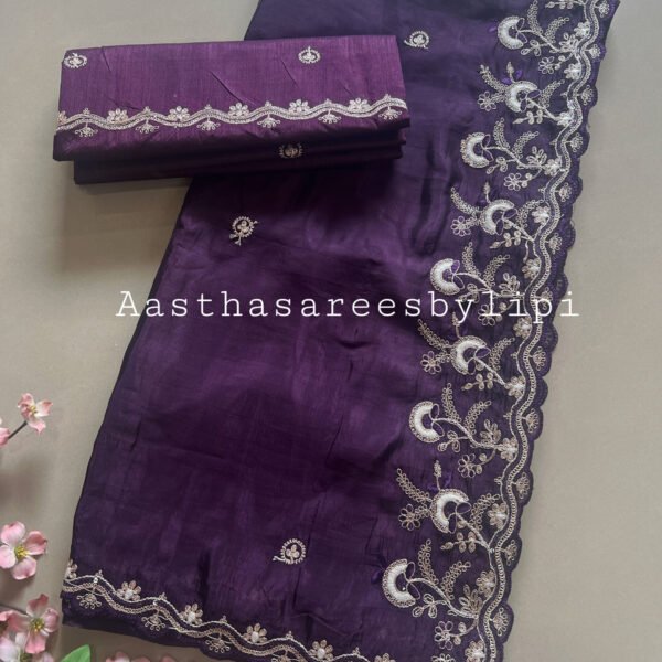 Pitta Border Semi Ho Silk Sarees