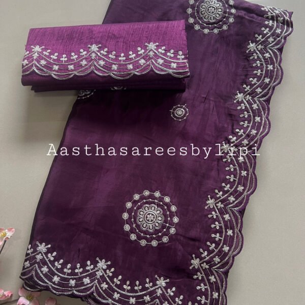 Pitta Border Semi Ho Silk Sarees