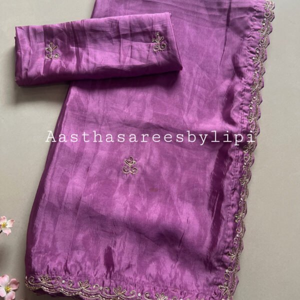 Hand Work Minimal HO Silk Saree