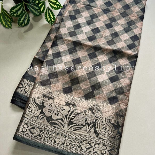 Printed Soft Dola Silk Sarees