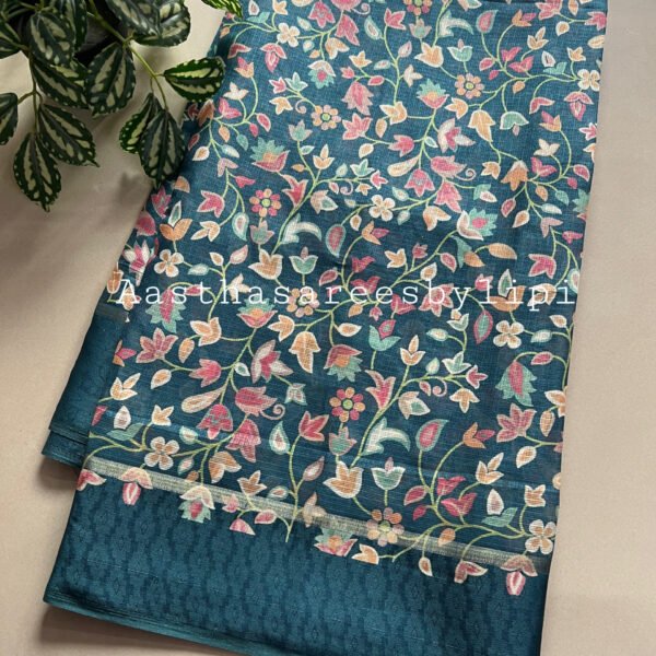 Printed Semi Soft Kota Doriya Saree