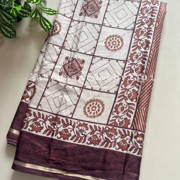 Printed Soft Semi Silk Saree