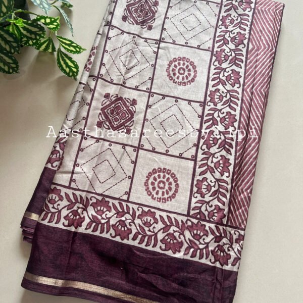 Printed Soft Semi Silk Saree