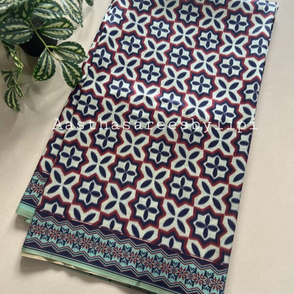 Printed Soft Paper Silk Sarees