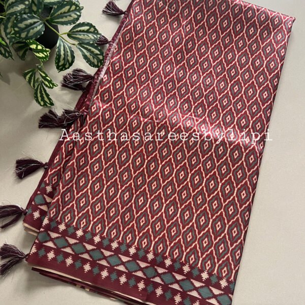 Printed Soft Paper Silk Sarees