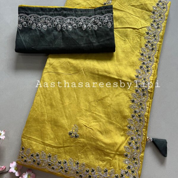 Rayon Cotton Embroidered Sarees