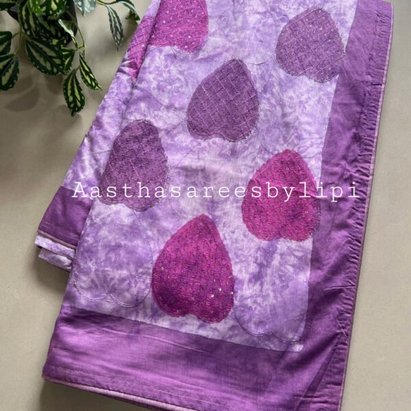Tie and Dye Rayon Cotton Saree
