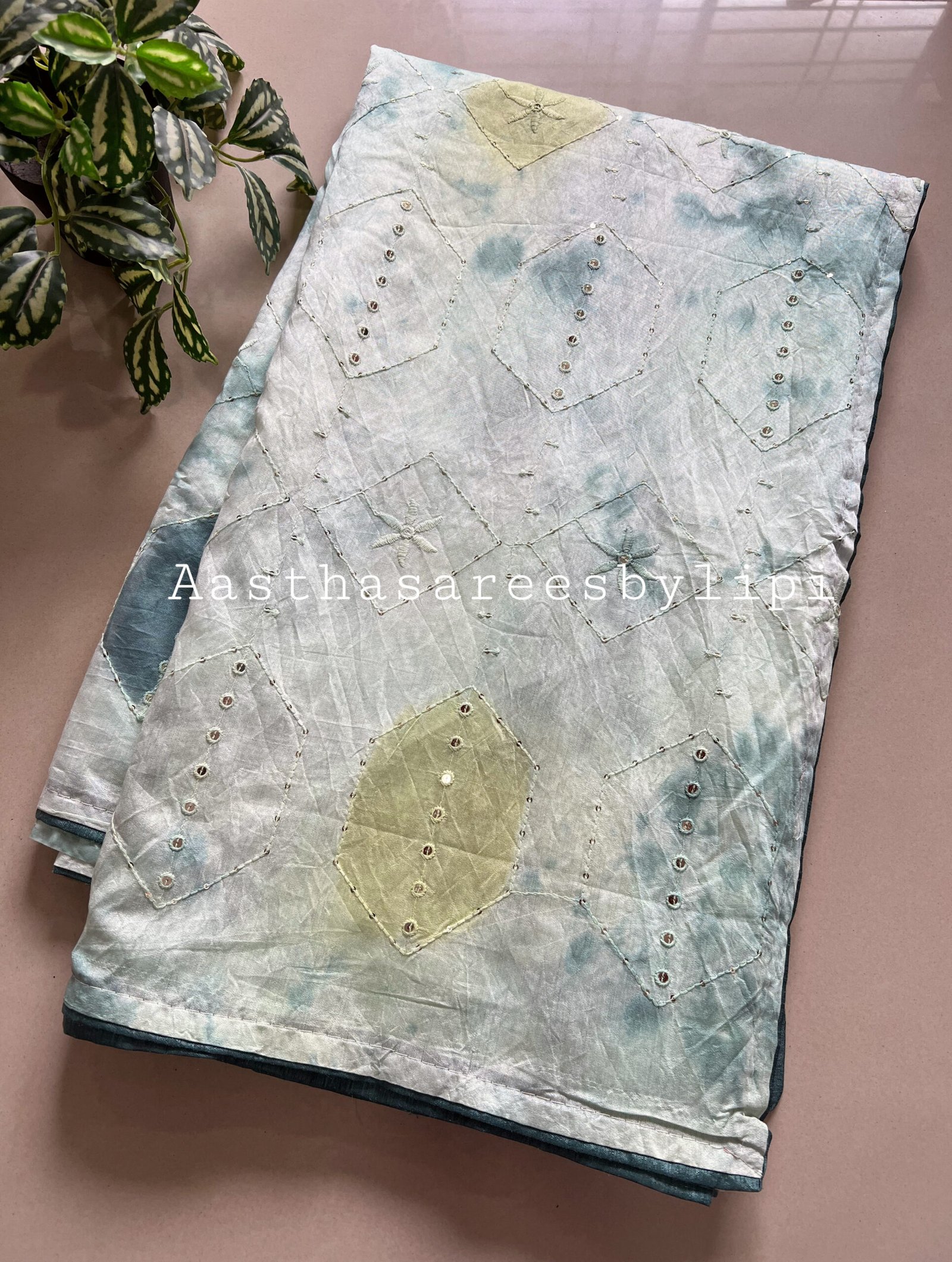 Tie and Dye Rayon Cotton Saree