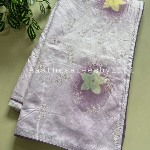 Tie and Dye Rayon Cotton Saree