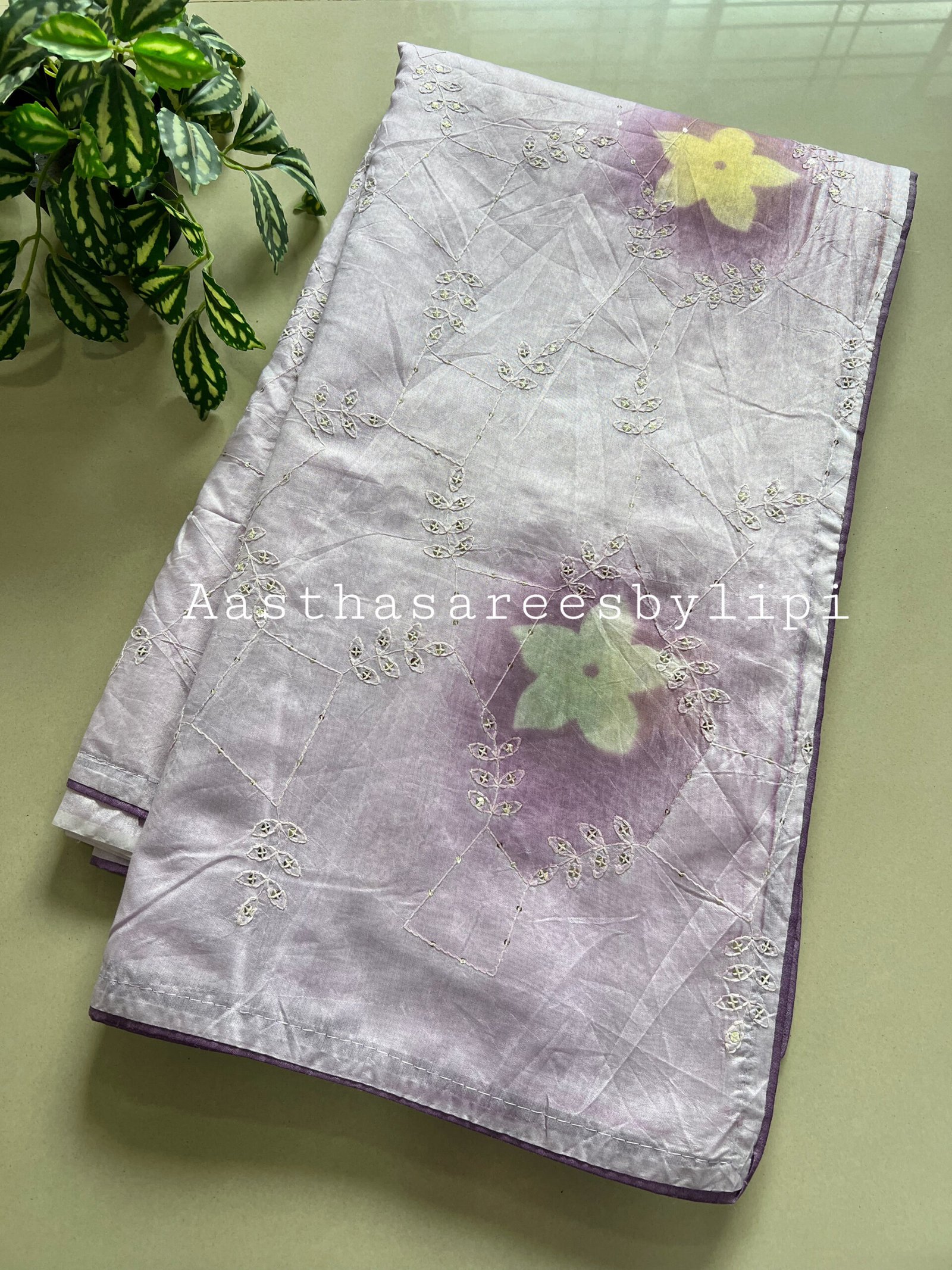 Tie and Dye Rayon Cotton Saree