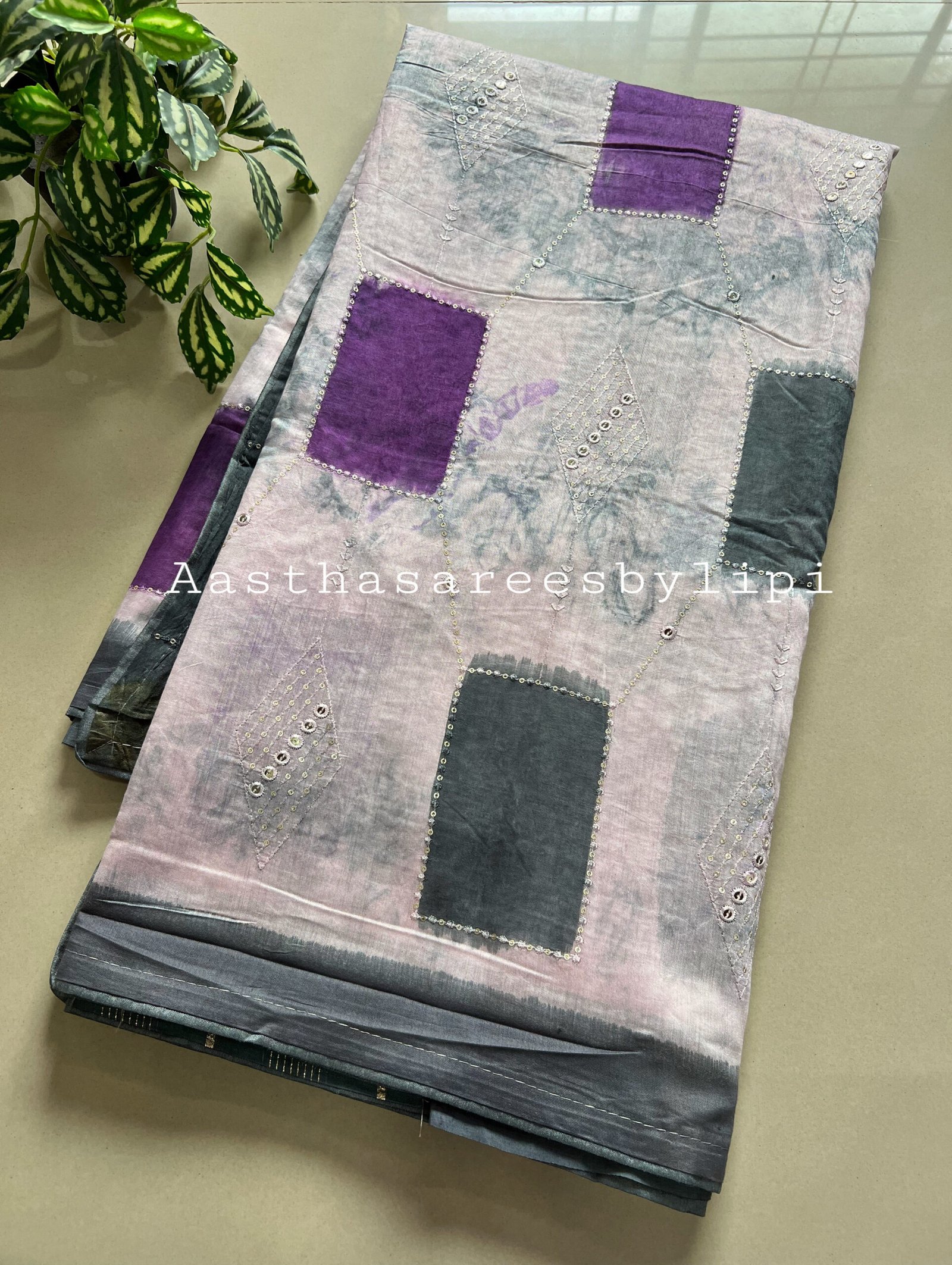 Tie and Dye Rayon Cotton Saree