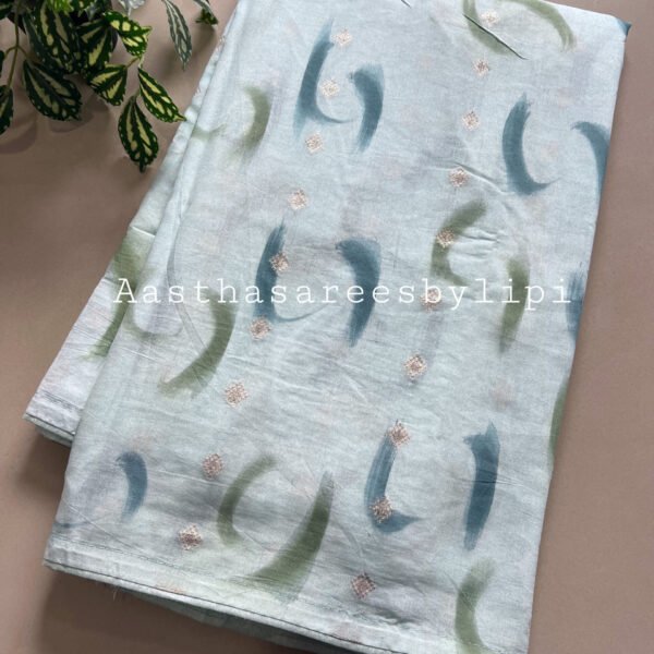 Tie and Dye Rayon Cotton Saree