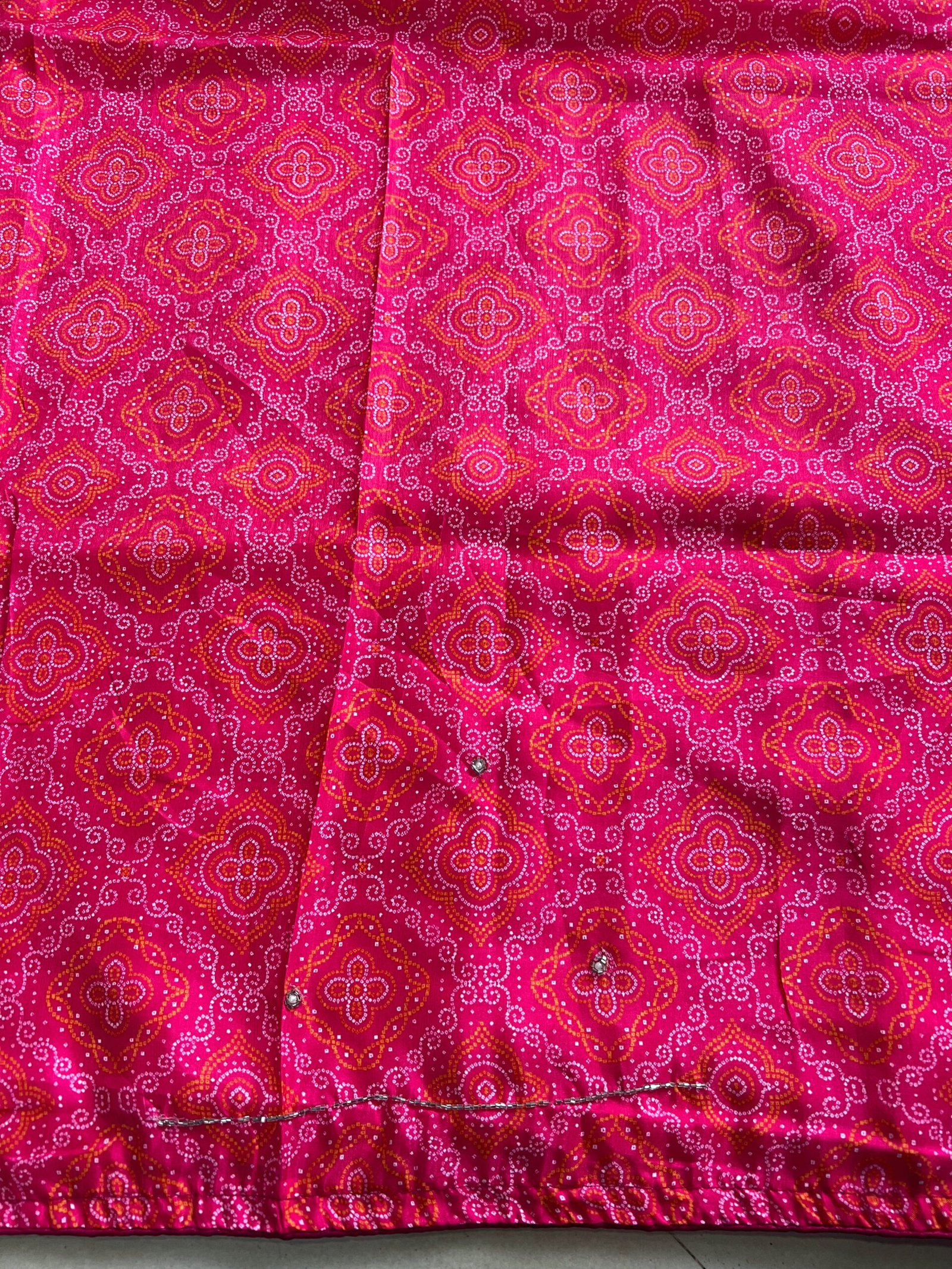 Exclusive Bandhej Border Soft Silk Sarees✨ - Image 4