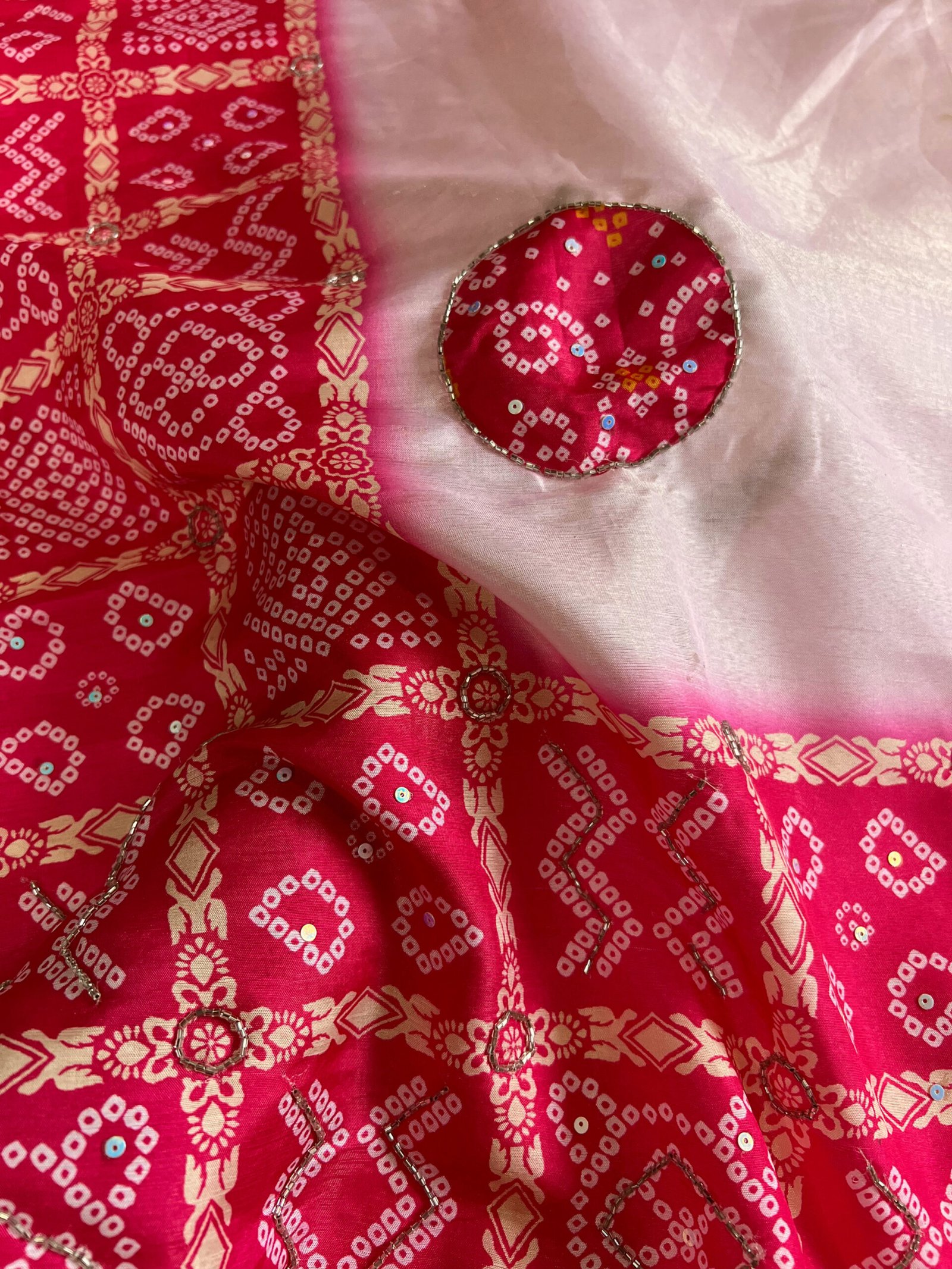 Exclusive Bandhej Border Soft Silk Sarees✨ - Image 3