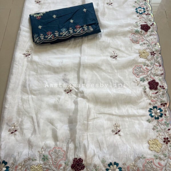 Party Wear Shimmer Sarees