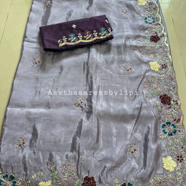 Party Wear Shimmer Sarees