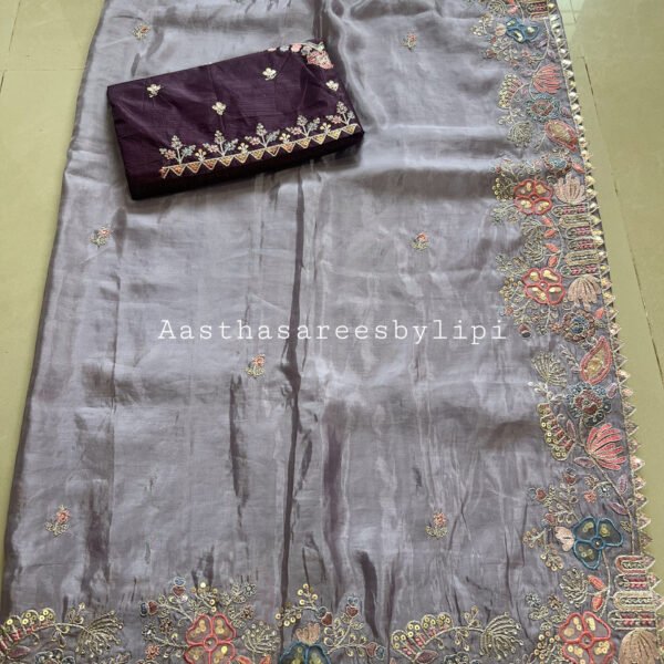 Party Wear Shimmer Sarees