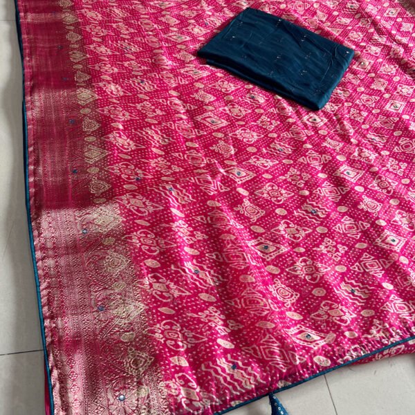Printed Organza Saree