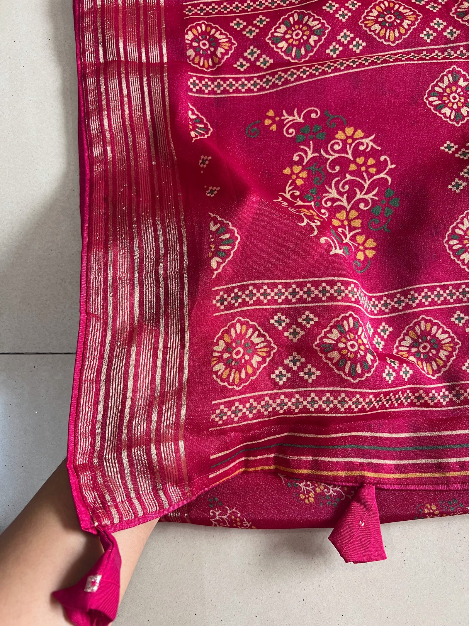 Premium Georgette Printed Saree - Image 3