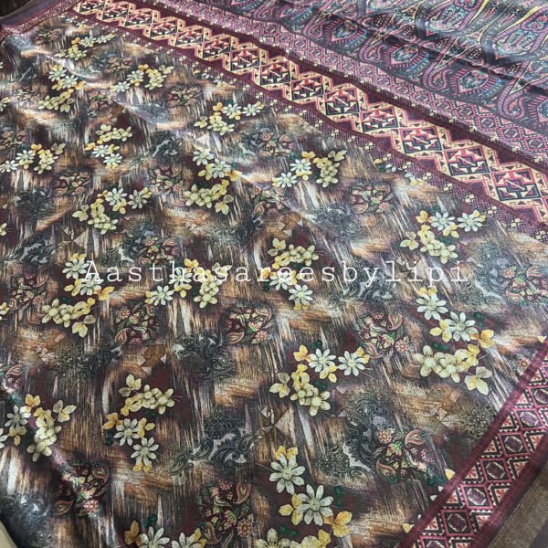 Printed Soft Resham Silk Sarees