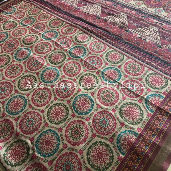 Printed Soft Resham Silk Sarees