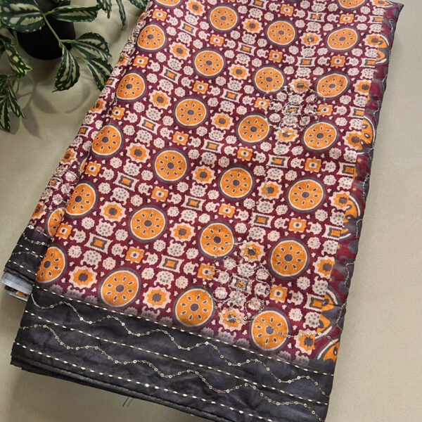 Premium Printed Soft Cotton Silk Saree