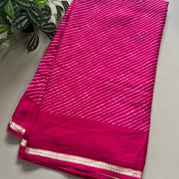 Weightless Chiffon Lehriya Printed Sarees